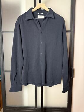 AGNONA COTTON & CASHMERE BUTTON-UP SHIRT SIZE IT 48 (US Medium)
